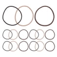 thumbnail image 1 of ColoMX 100 piezas de bandas de cabello elásticas para niñas para niñas sin costuras. Corros de cabello delgado accesorios para el cabello para niños pequeños Mini goma para niñas para niñas, 1 of 8