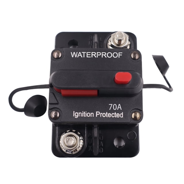 30A 40A 50A Réinitialisation de Fusible de Disjoncteur Étanche 12-48V DC pour Voiture Bateau