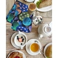 thumbnail image 4 of Easter Blue Eggs Kitchen Dish Towels for Drying Dishes Set of 3, Spring Floral Polka Dot Black Waffle Weave Microfiber Hand Tea Bathroom Towels Quick Dry & Absorbent Towel 15.7x23.6, 4 of 7
