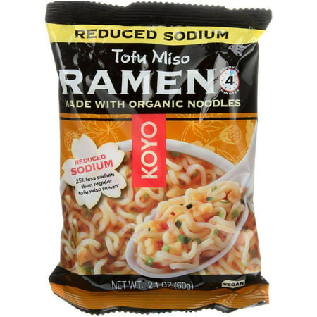Koyo Ramen - Organic - Tofu Miso - Reduced Sodium - 2.1 oz - case of (Best Store Bought Ramen)