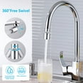 thumbnail image 4 of Aireador de grifo, grifo de filtro de aireador giratorio de 360° con 2 modos de pulverización, accesorios de descalcificación antisalpicaduras para baño, fregadero de cocina, ahorro de agua-FM22 JFHHH pequeña, 4 of 5