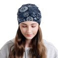 thumbnail image 2 of Naloa Sailing Cruises Nautical Soft Beanie Hat, Knit Beanie Daily Beanie in Fine Knit for Women Men Winter Travel, Outdoor, 2 of 7