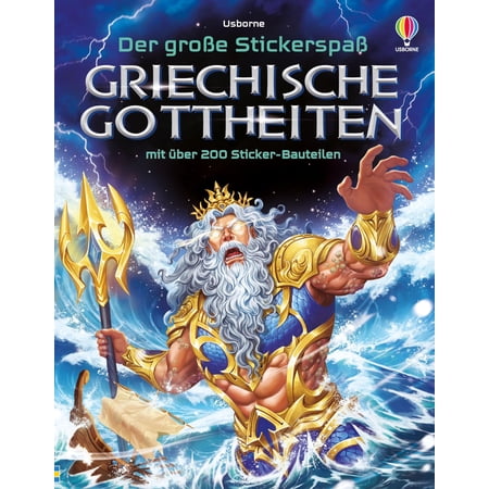Simon Tudhope G Der gro&szlig;e Stickerspa&szlig;: Griechische Gottheiten: Stickerheft mit &uuml;ber (Paperback)