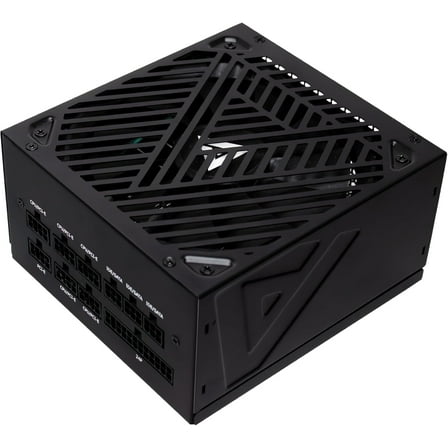 Apevia ATX-SL1000W Soul 1000W ATX 3.0 & 3.1 Compatible, Fully Modular, PCIe 5.1 12V-2x6 Connector ATX Active PFC, DC to DC Converter Design, 140mm Silent Fan, RoHS Compliance, Gaming Power Supply
