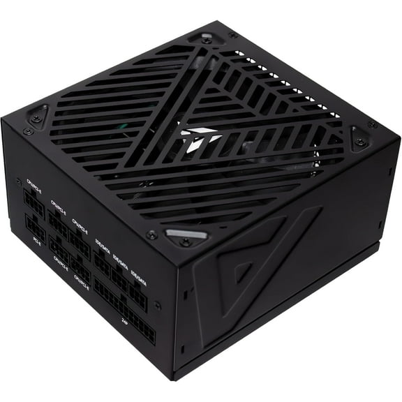 Apevia ATX-SL1000W Soul 1000W ATX 3.0 & 3.1 Compatible, Fully Modular, PCIe 5.1 12V-2x6 Connector ATX Active PFC, DC to DC Converter Design, 140mm Silent Fan, RoHS Compliance, Gaming Power Supply