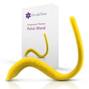 Intimate Rose Warming/Cooling Pelvic Trigger Point Wand with Temperature Therapy for Pelvic Floor Muscle Pain & Endometriosis Relief - Pelvic Physical Therapy Use