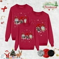thumbnail image 6 of Fiaer Matching Family Christmas Sweatshirts Crew Neck Funny Graphic Pullovers Plus Size Long Sleeve Warm Tops Men XL, 6 of 7