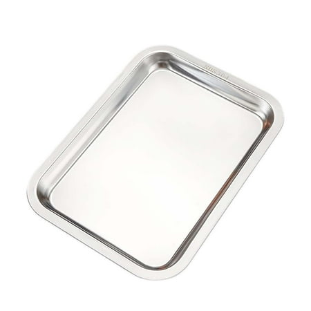 

Baking Tray Tray Rectangular Decorative Mirror Serving Tray for Food Festival Baking 27cmx20cmx2.5cm