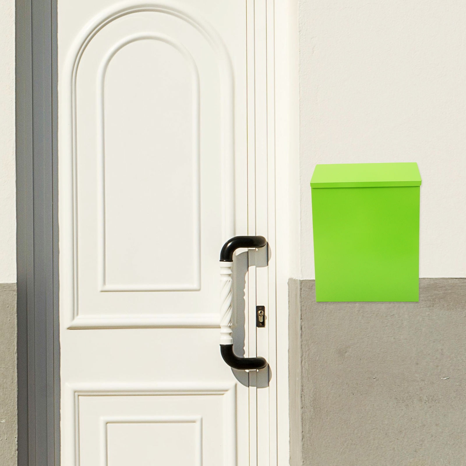 NUOLUX Iron Wall Mount Mailbox Light Green Retro 1Pcs