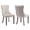 Beige, variant on MIKIBAMA Set of 2 Beige Tufted Velvet Dining Chairs Solid Wood Frame for Dining Room