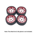 thumbnail image 2 of 8Pcs Rubber Tyre Tires Wheel for K969 K989 P929 Iw04M Iw02 Mini-Z Mini-D Mini-Q 1/28 RC Drift Racing Car, 2 of 7