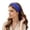 Blue, variant on Korean Style Satin Headband for Everyday Home and Casual Wear — Soft Elastic Hair Band for Washing Face and Bathing, Wine