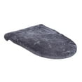 thumbnail image 3 of Fiocias Toilet Lid Cover Absorbent Washable Standard Universal Reusable Dustproof Toilet dark gray, 3 of 9