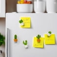 thumbnail image 5 of Wrapables Novelty Refrigerator Magnets for Kitchen, Whiteboards, Cabinets, and Lockers (Set of 12), Mini Cactus, 5 of 6