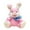 Pink, variant on YujiCraft Children's Bunny Plush Toy Electric Sound Making, 14-inch Talking Stuffed Rabbit Birthday Gift,Gray
