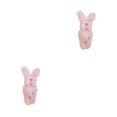 thumbnail image 2 of Injueey Mini conejos articulados, conejito de peluche de mano, colgante exquisito para llavero, adornos, regalos de muñecas, cumpleaños, Rosado 4.5 cm 2piezas, 2 of 6