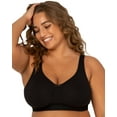 thumbnail image 3 of Fruit of the Loom Women's Fit for Me Collection: 2-Pack Plus-Size Wireless Bra - Soft Cotton Comfort & Support, 3 of 5