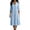 Light Blue, variant on Guieoi Plus Size Solid-Color Embroidered Dress,Womens Dresses Black L