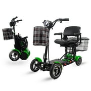 Rubicon All Terrain 4 Wheel Foldable Mobility Scooter for Adults and Seniors. Lightweight, Heavy Duty,  Long Range - up to 25 miles