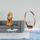 thumbnail image 2 of Figura de león majestuosa y portabotellas de hierro, adorno decorativo de mesa coleccionable para el hogar, la oficina, la estantería y el organizador, 2 of 8