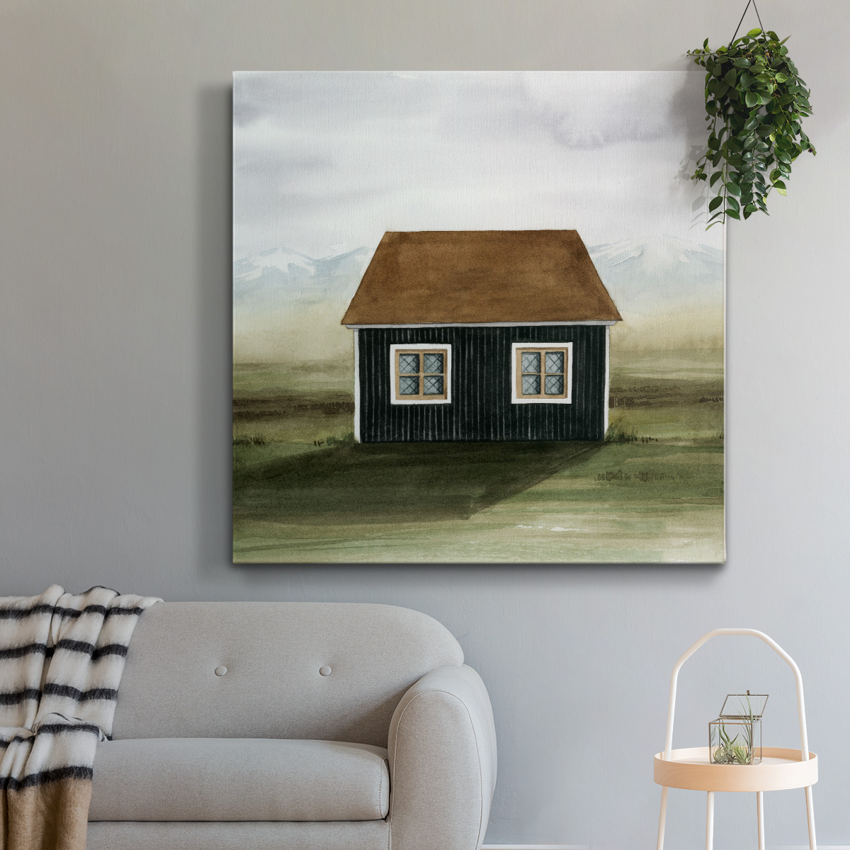 Wexford Home Nordic Cottage II-Premium Gallery Wrapped Canvas, 24" x 24" - Ready to Hang