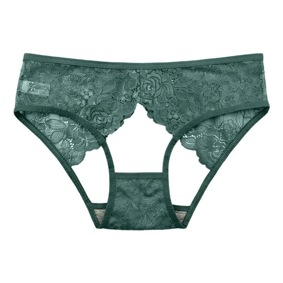FCLoft Women's Seamless Lace Bikini Underwear Breathable Hollow Out Cheeky Panties