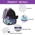 thumbnail image 4 of Hawaii Tropical Wind Palm Leaves Backpack: The Perfect Gift for Student Life, Durable Lightweight Laptop Daypack with Large Capacity for High School, College, Campus Commute, 4 of 6