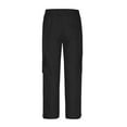 thumbnail image 2 of Men's Oversized Retro Drawstring Straight Leg Work Pants - Cotton, Jogging Style, 2 of 4