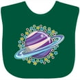 thumbnail image 3 of Inktastic Planet Saturn with Stars Boys or Girls Baby Bib, 3 of 4