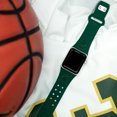 thumbnail image 2 of Michigan State Engraved Silicone Unisex Watch Band for Apple Watch - 42/44/45/49mm(46mm Series 10/11) Green by Affinity Bands, 2 of 4