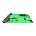thumbnail image 2 of Ahgly Company Indoor Square Abstract Green Modern Area Rugs, 5' Square, 2 of 4