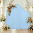 thumbnail image 3 of Background Arch Stand Backdrop Stand Set With 2-Sided Design Half Moon Shape Reusable Arch Backdrop Stand Cover For Wedding, 3 of 8