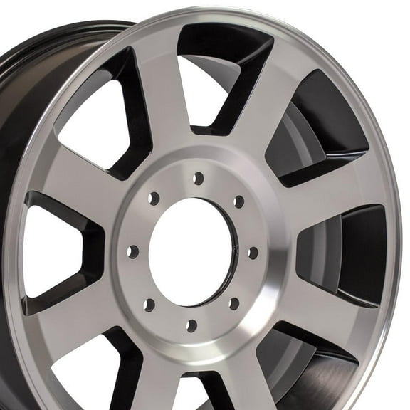 OE Wheels FR78 20 Inch Rim Fits F-250/F-350 Style 8x170 20x8 Satin Black Machined - Hollander 3693 (1)
