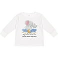 thumbnail image 3 of Inktastic My Nana Loves Me to the Moon and Back Elephant Family Boys or Girls Long Sleeve Toddler T-Shirt, 3 of 5