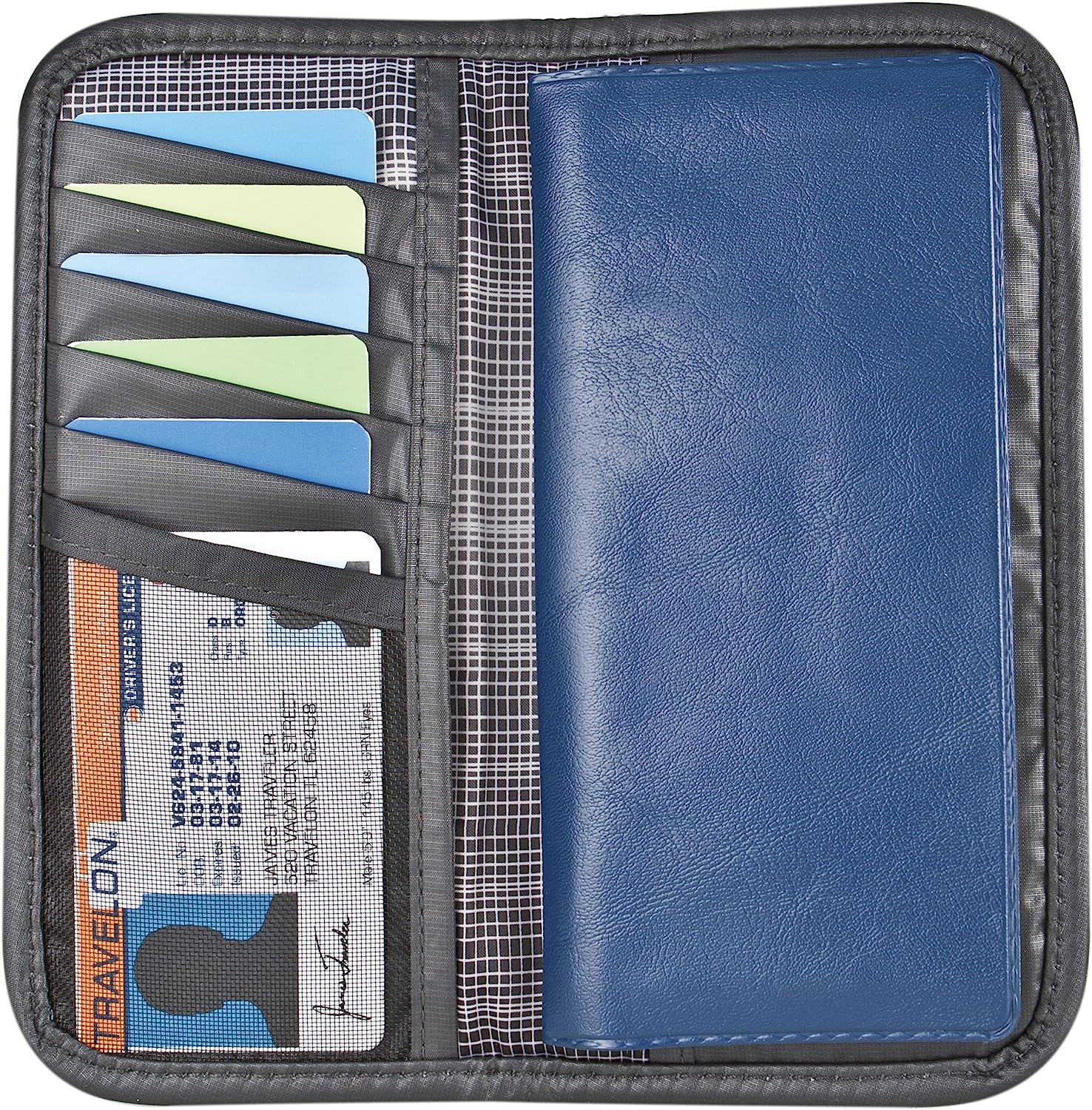 Travelon Luggage Safe ID Checkbook Wallet (Black) - image 4 of 4