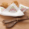 thumbnail image 5 of Leisure Arts Bread & Basket Cloth 15.7"X15.7" Pink, Stamp Embroidery Cloth, Bread Cloth, Tea Towels For Bread, Towel, Cloth Cover, Pastry, 5 of 6