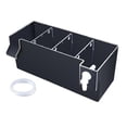 thumbnail image 1 of Xuanheng Aquarium Filter Box Drawer Drip Tray Filtration Box Fish Tank Top Filter Box Black 24x10.5x10cm, 1 of 8