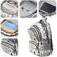thumbnail image 4 of Chihuahua and Dog Paw Print Backpack for School, Cute School Bag with Adjustable Shoulder Straps and Padded Back, 16.9"x12.6"x5.9", 4 of 5