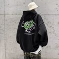 thumbnail image 5 of Sudadera con capucha con estampado de astronauta y letras góticas para hombre, estilo hip hop, otoño, novedad, estilo harajuku, anime, ropa de calle Y2K, ropa de abrigo con capucha, 5 of 5