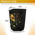 thumbnail image 4 of Yuyamidu Sunflower RV Electric Tongue Jack Cover Universal Camper Jack Cover Protector for Outside Protection Butterfly Trailer RV Electric Jack Cover with Tight Belt, Black, 4 of 7