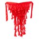 thumbnail image 4 of Pañuelo de cadera para danza del vientre para mujer, falda de cintura para danza del vientre, cinturón de cadera con borlas Rojo, 4 of 9