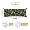 thumbnail image 3 of Vsdgher Camouflage Shark Body Pillow Cover, Pillowcases with Hidden Zipper Breathable Long Pillow Case (Pillows are not included,20x54 inch), 3 of 7