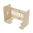 thumbnail image 4 of Sujetalibros para estantesSujetalibros de metal Sujetalibros antirretráctiles beige Rendimiento sólido Jadeshay A, 4 of 8