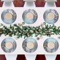 thumbnail image 7 of GZHJMY Cute Christmas Snowman Placemats Set of 6 Non-Slip Heat Resistant Dining Table Place Mats Washable Kitchen PVC Weave Table Mats Table Mat, 7 of 7