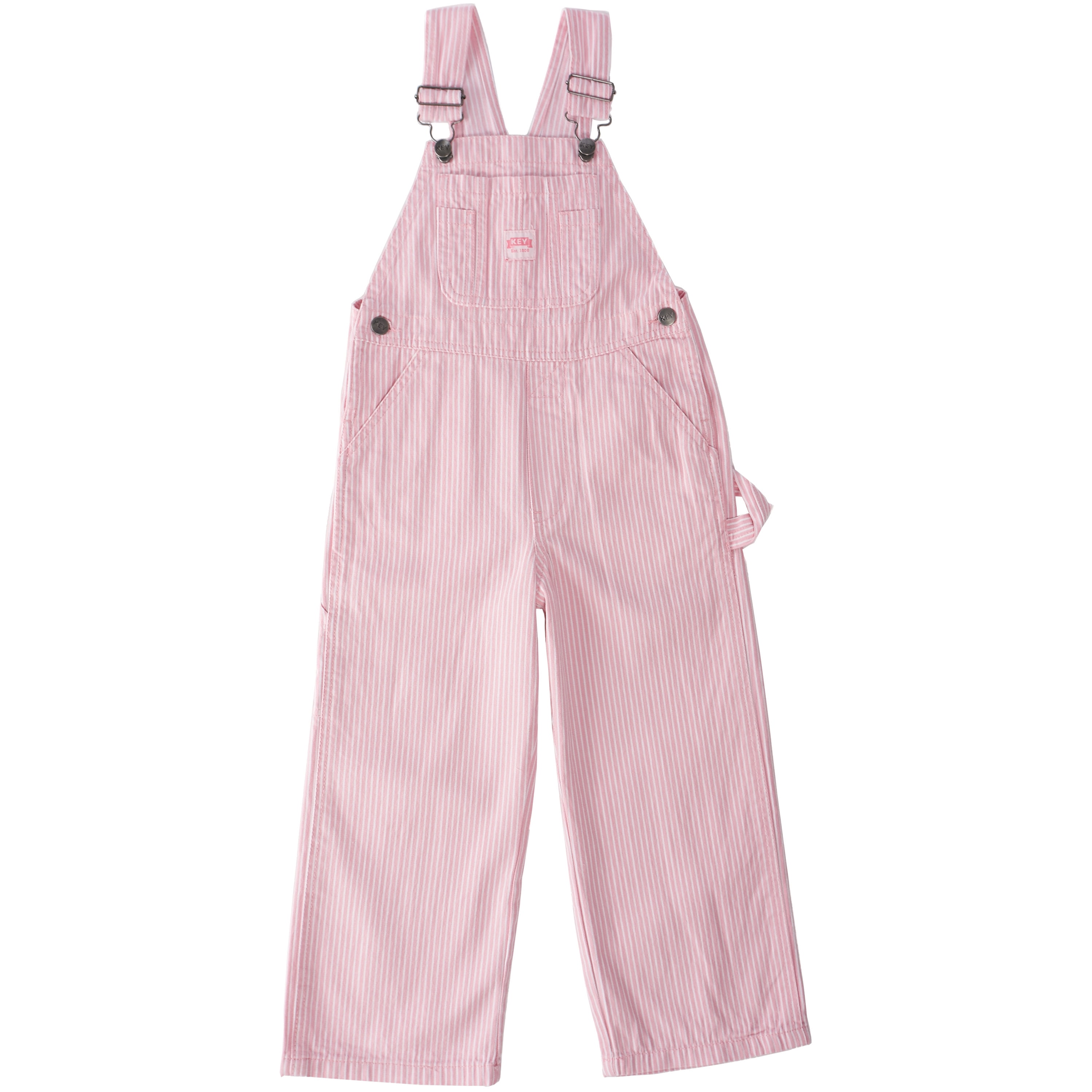 Kids Bib Overall - Pink Stripe - Walmart.com