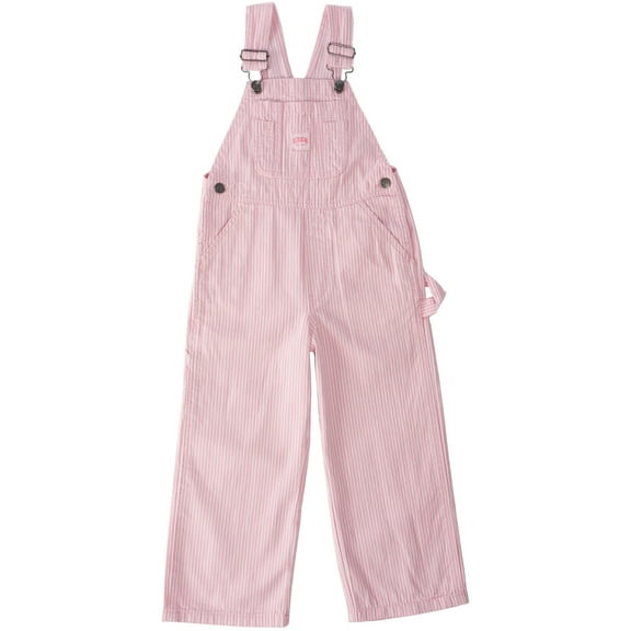 Kids Bib Overall - Pink Stripe