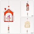 thumbnail image 4 of Borla colgante de Navidad, decoración navideña, accesorios para festivales, artesanía de madera, accesorio DIY, decoraciones para el hogar, Kits de decoración para fiestas Muñeco de nieve Toystoory HA070250-02B, 4 of 6