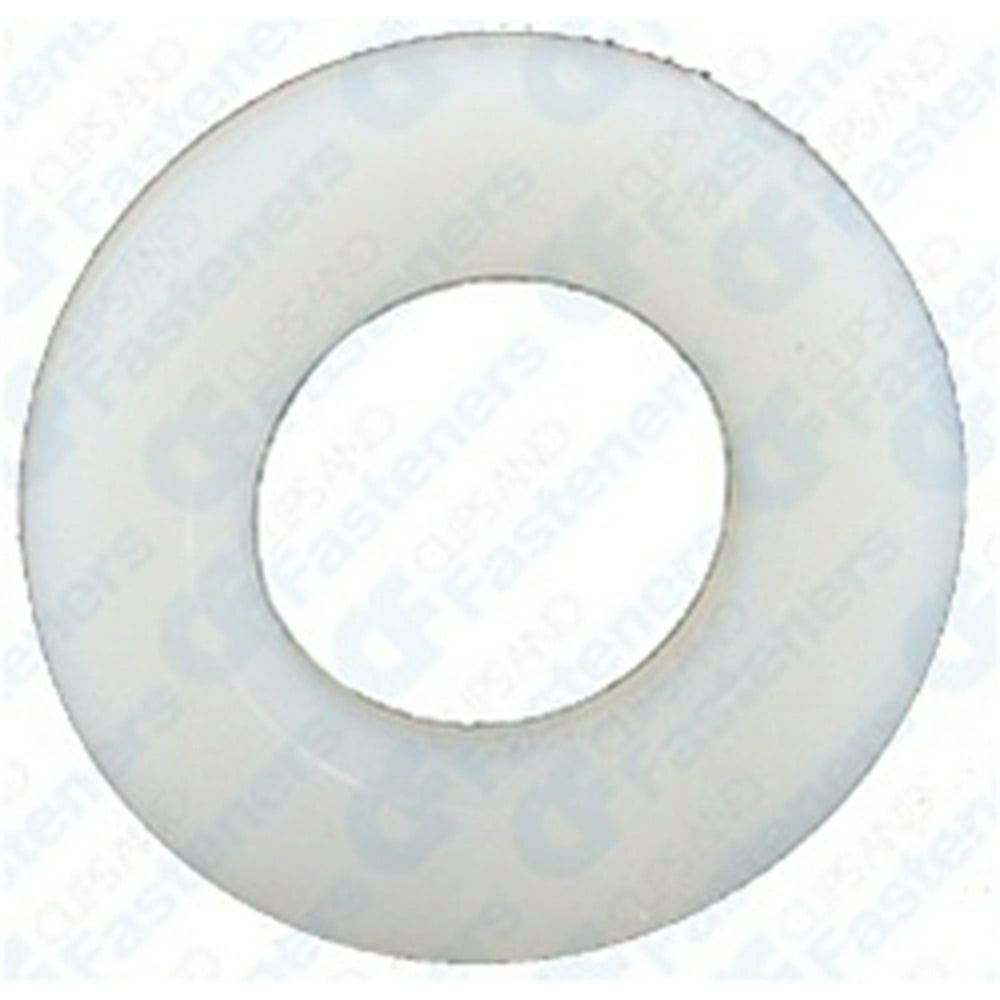 50 5/16" Nylon Flat Washers .390" I.D. .062" Thick