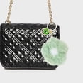 thumbnail image 2 of Unique Bargains 1 Pc Fashion Cherry Blossoms Handbag Charm Bag Accessories Green, 2 of 5