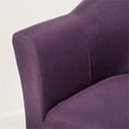 thumbnail image 6 of Noble House Cosette Plum Fabric Arm Chair, 6 of 8